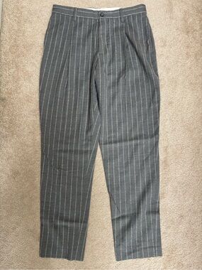 Zara Gray Pinstripe Men's Dress Pants